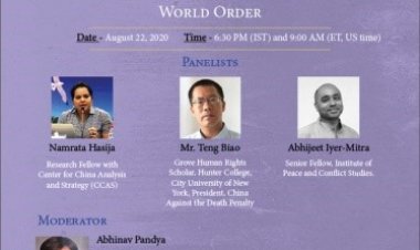 Webinar- Chinese Communist Party: An Existential Threat to Humanity and The Rules-based World Order