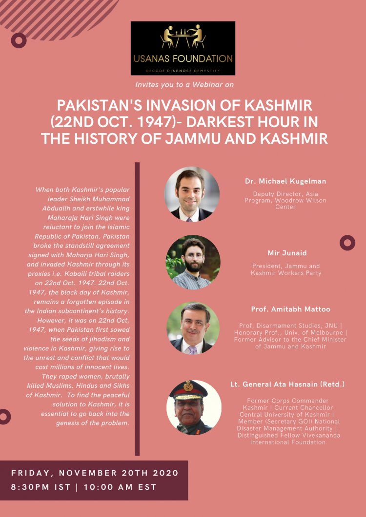 Pakistan's Invasion of Kashmir (22nd Oct. 1947)