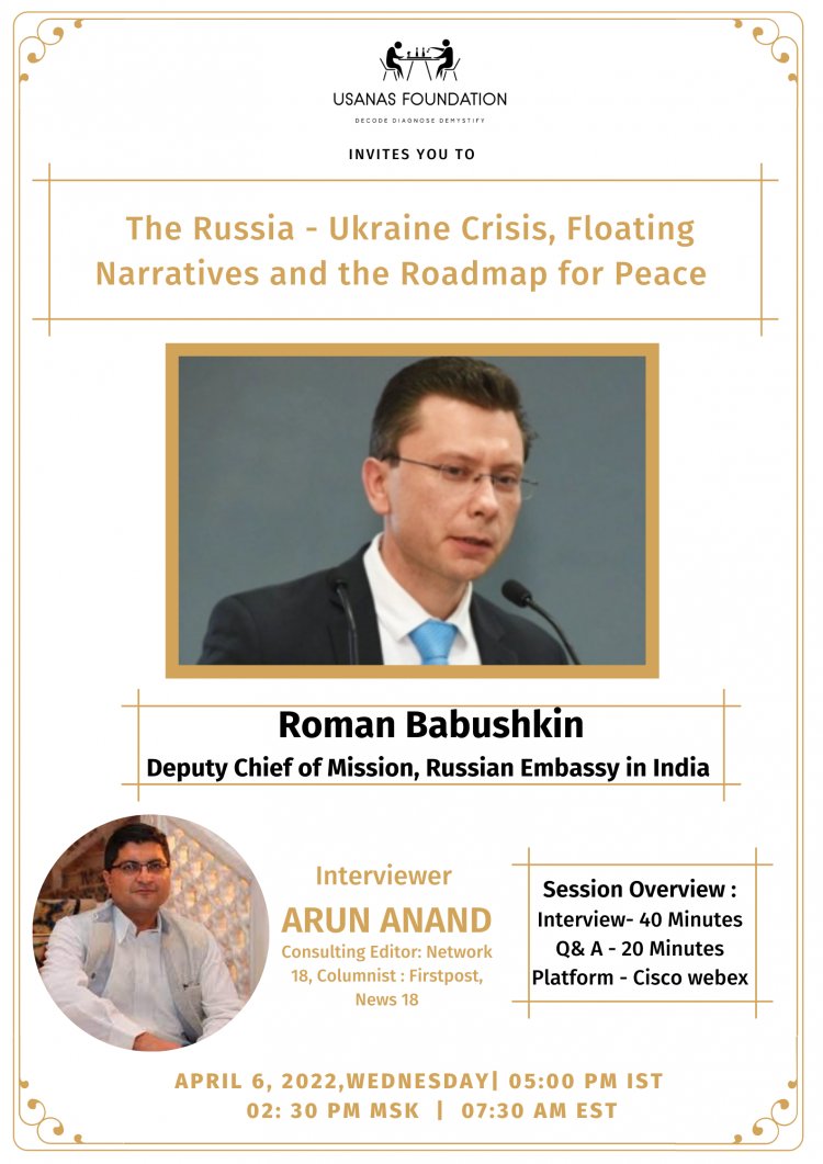 Interview with Roman Babushkin: The Russia-Ukraine Crisis, Floating Narratives and the Roadmap for Peace
