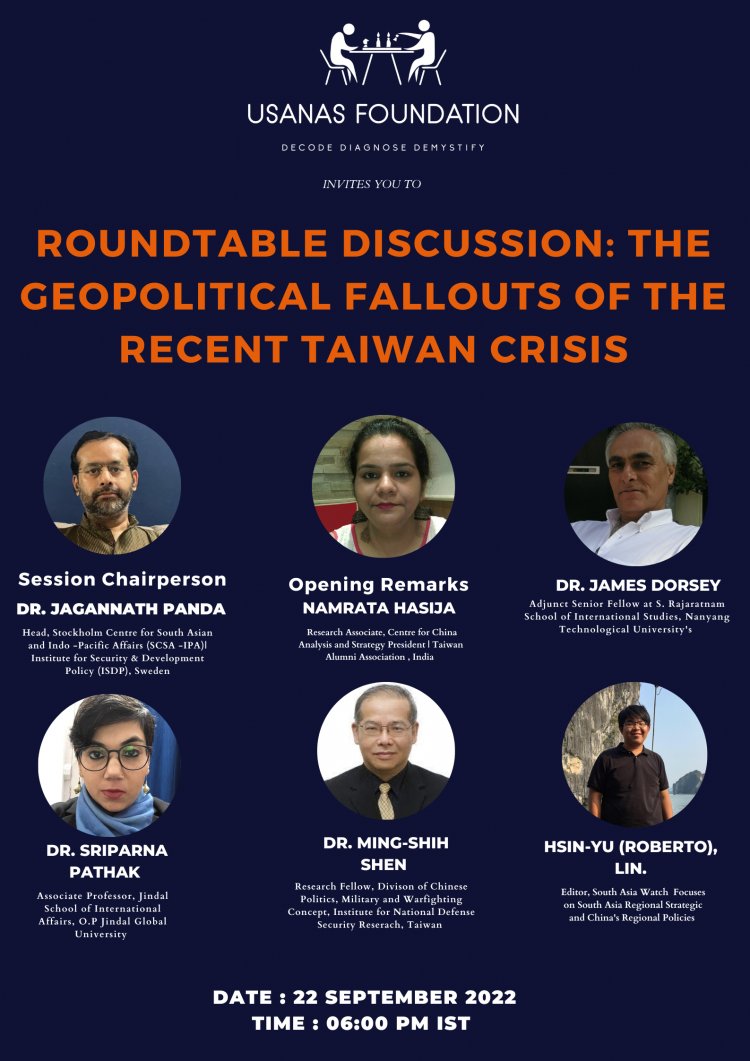 Roundtable Discussion: The Geopolitical Fallouts of the Recent Taiwan Crisis
