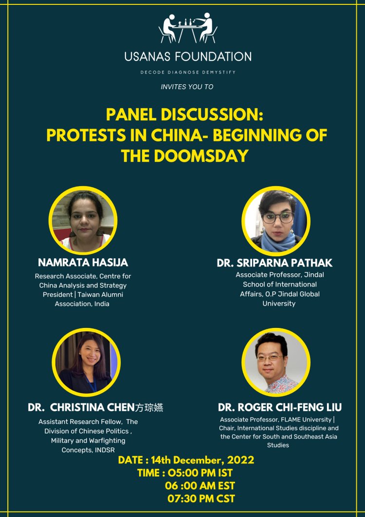 Panel Discussion : Protests in China- Beginning of the Doomsday