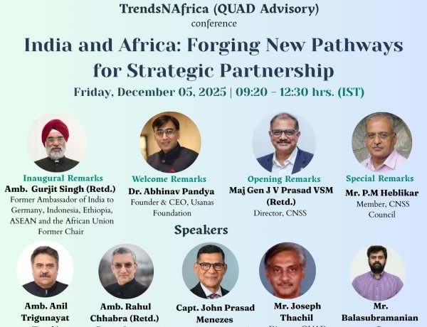 Conference: India and Africa: Forging New Pathways for Strategic Partnership