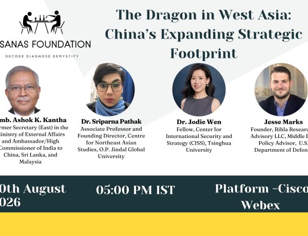Panel Discussion: The Dragon in West Asia: China’s Expanding Strategic Footprint